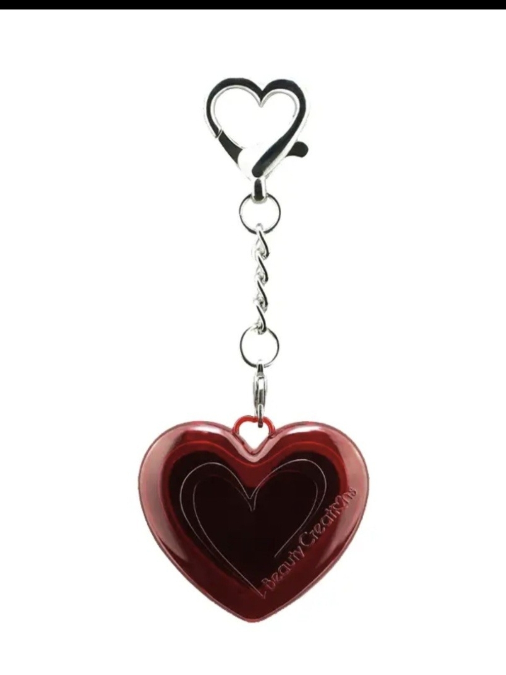 Red Heart Keychain Charm/Lip Balm